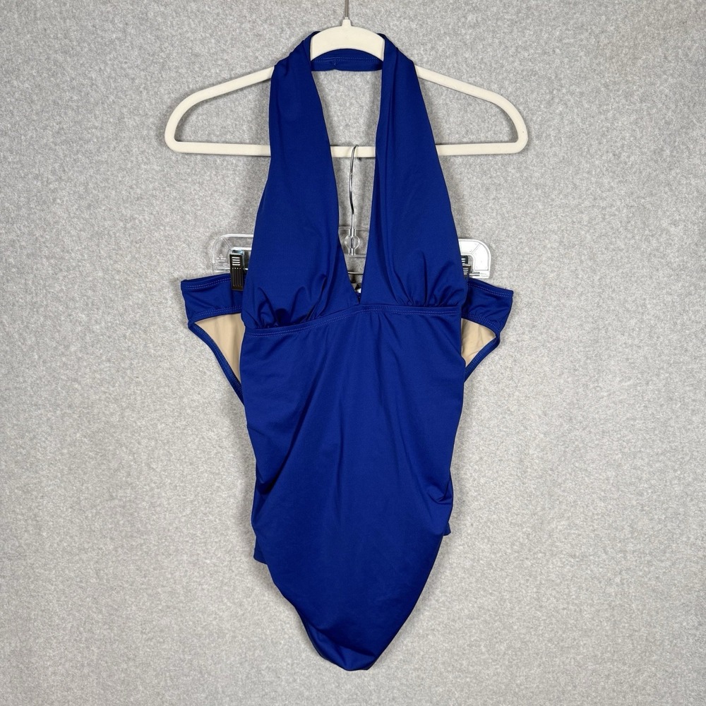 A Pea In The Pod Maternity 2 Piece Tankini Swimsuit Blue Size L